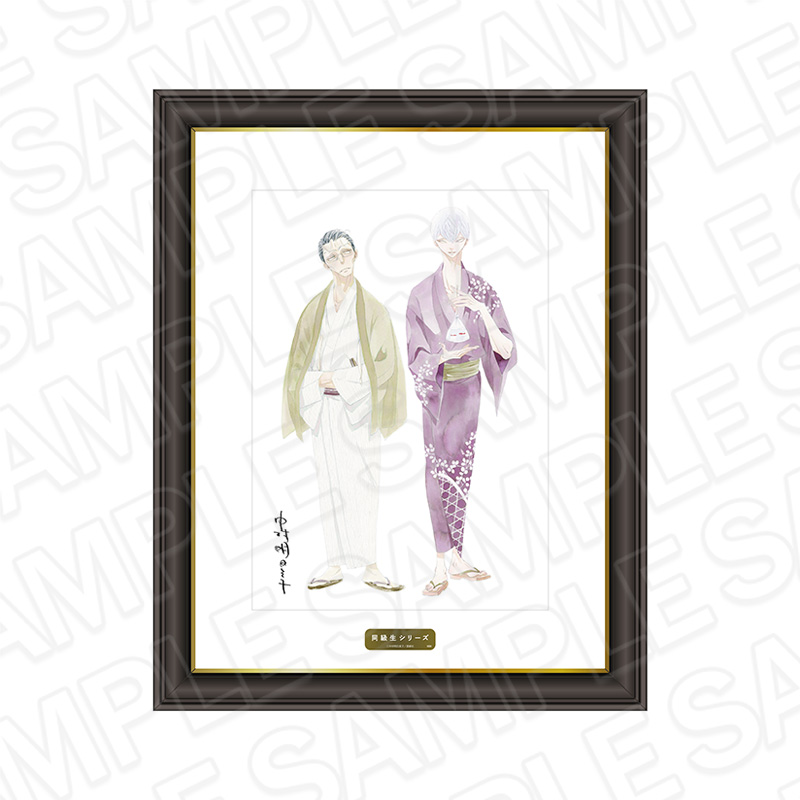 同級生シリーズ_複製サイン入りメモリアルアート 佐条利人の父&夏目寿一 夏祭り ver.