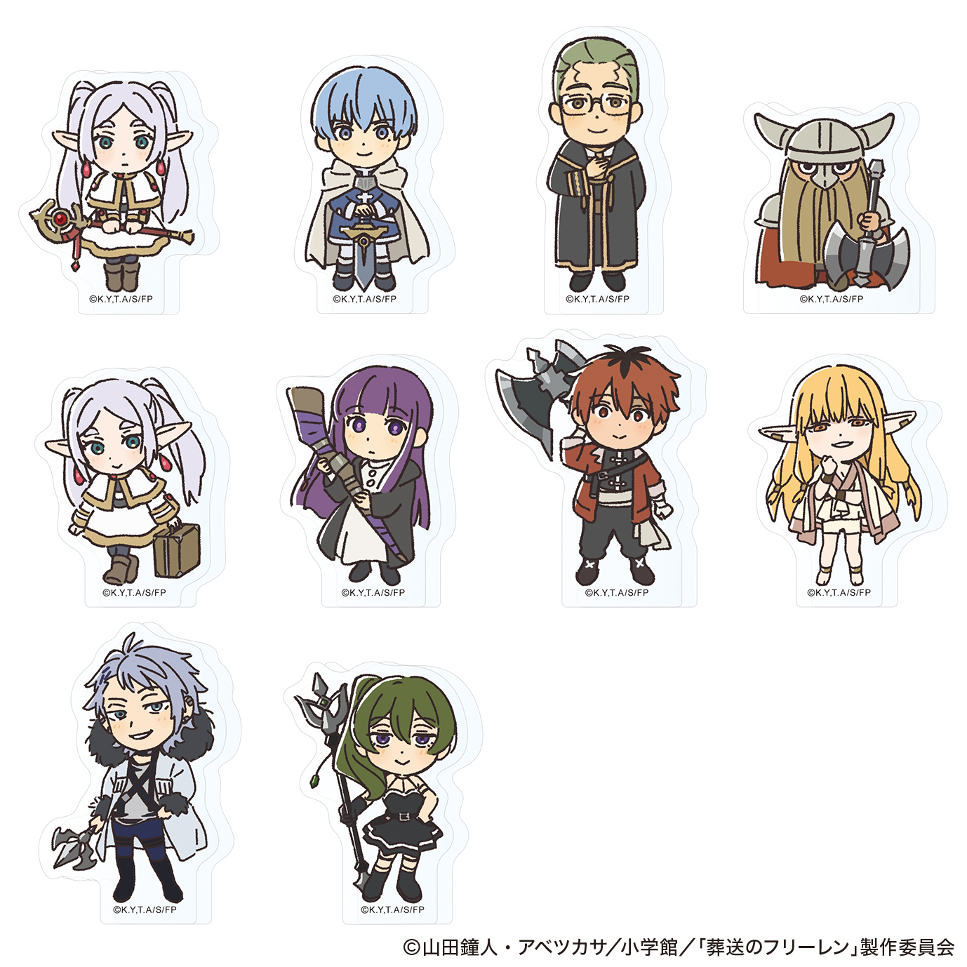 葬送のフリーレン_トレーディングミニアクリルブロック 【BOX／10パック入り】