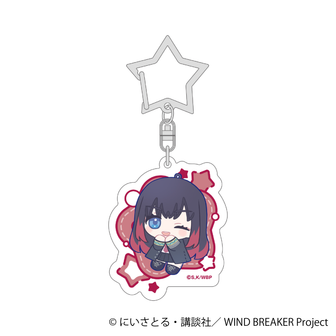 入道　アクキー Gothic / shiiro_suzuriのアクリルキーホルダー通販 ∞ SUZURI