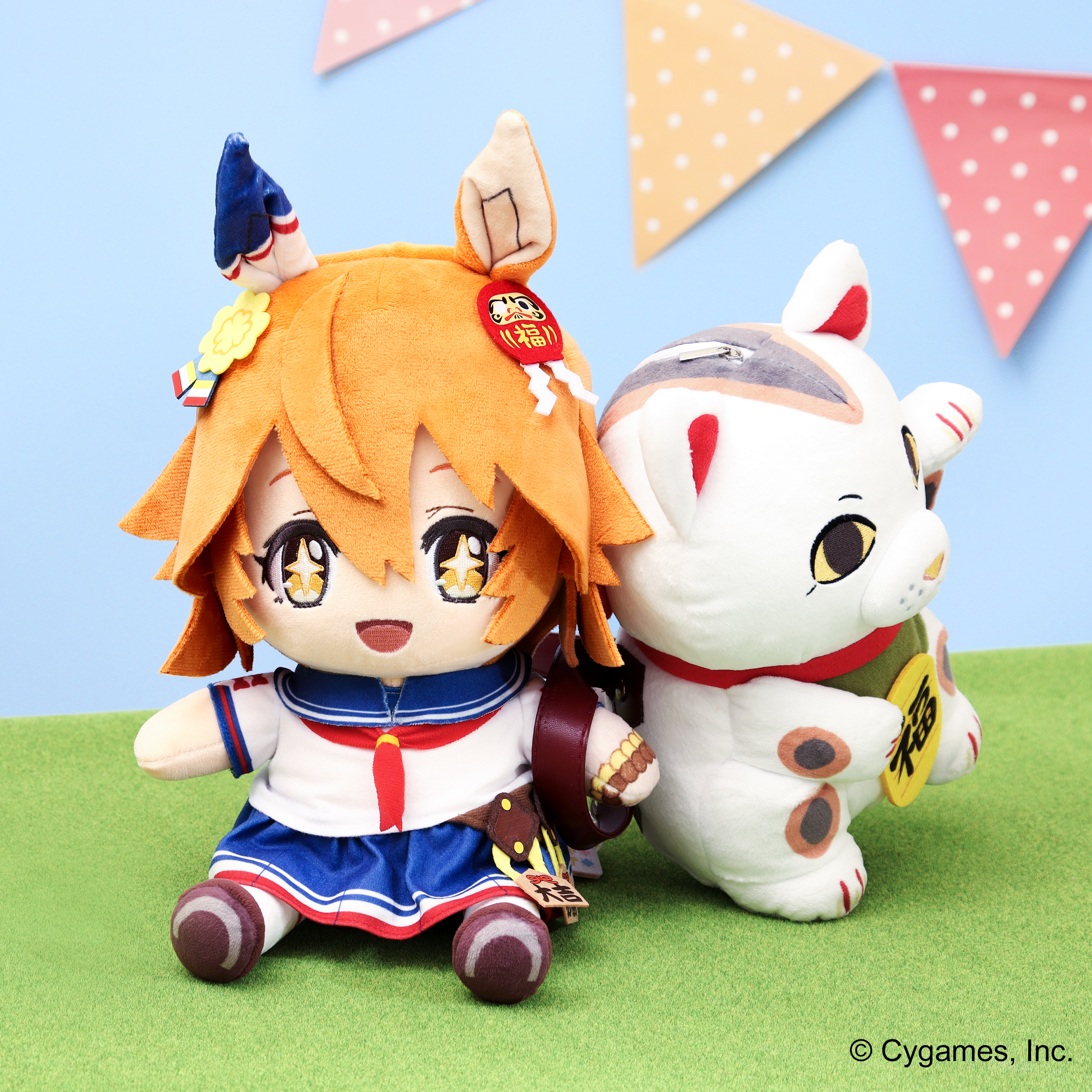 ウマ娘 プリティーダービー_ぬいぐるみ／マチカネフクキタル&にゃーさんポーチ