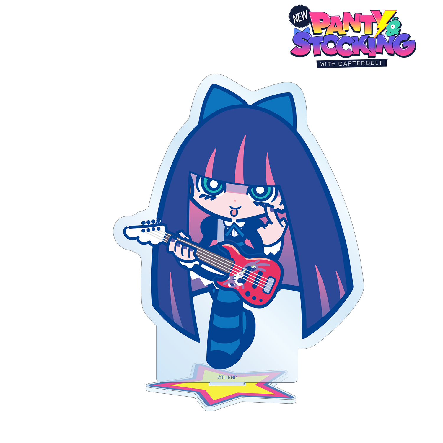 New PANTY ＆ STOCKING with GARTERBELT_F*Kaoriさんイラスト ストッキング ロックver. BIGアクリルスタンド