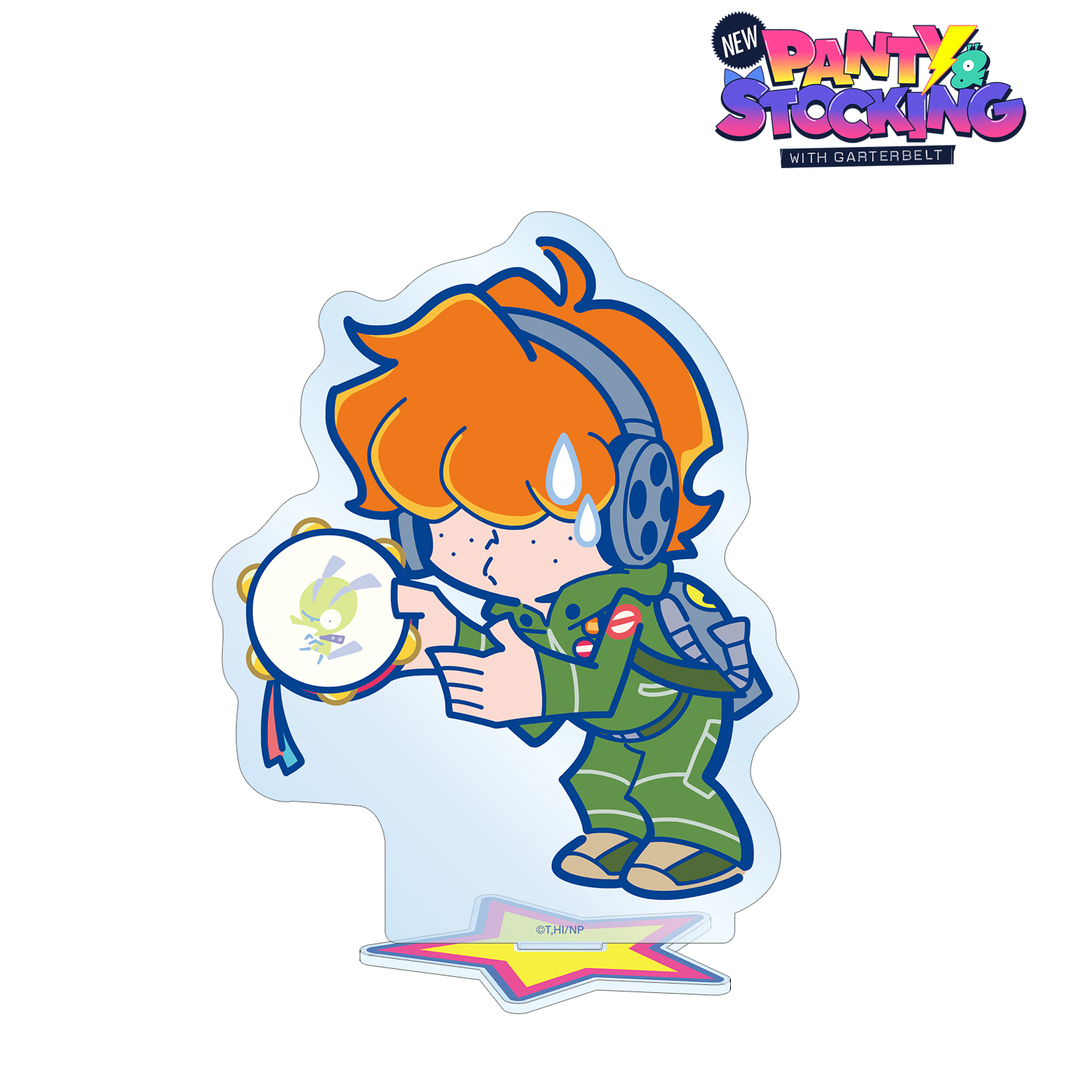 New PANTY ＆ STOCKING with GARTERBELT_F*Kaoriさんイラスト ブリーフ ロックver. BIGアクリルスタンド