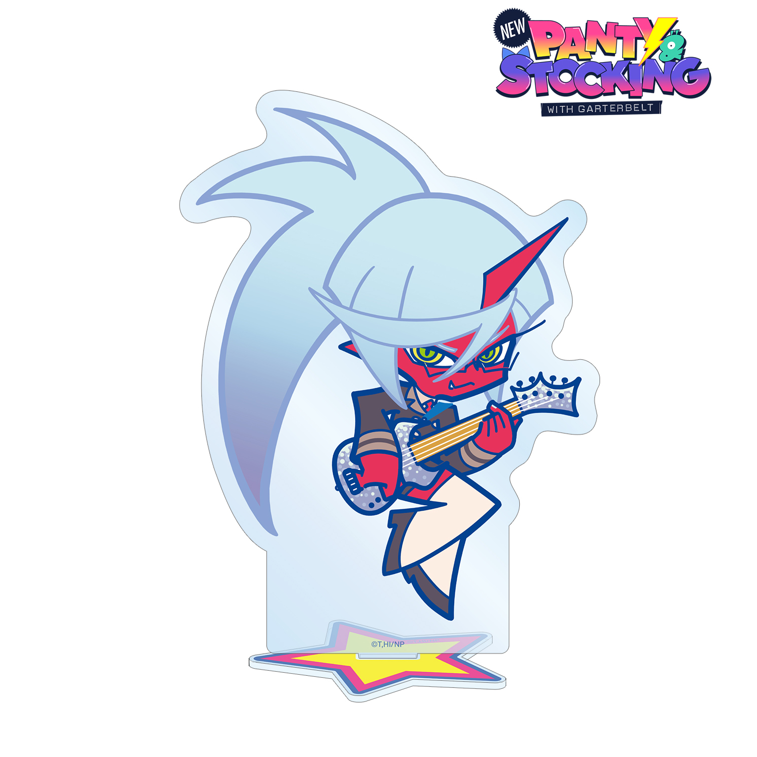 New PANTY ＆ STOCKING with GARTERBELT_F*Kaoriさんイラスト ニーソックス ロックver. BIGアクリルスタンド