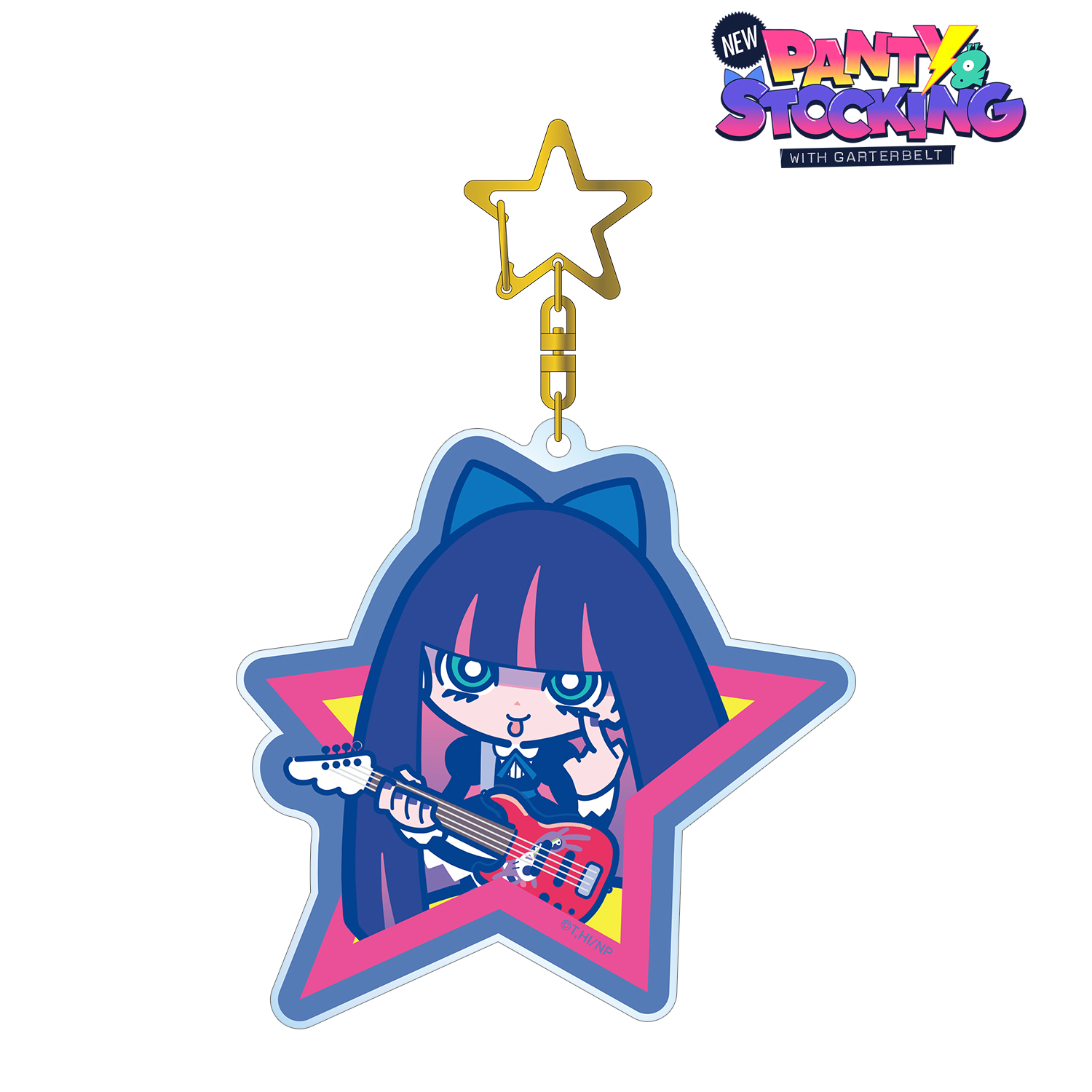 New PANTY ＆ STOCKING with GARTERBELT_F*Kaoriさんイラスト ストッキング ロックver. BIGアクリルキーホルダー