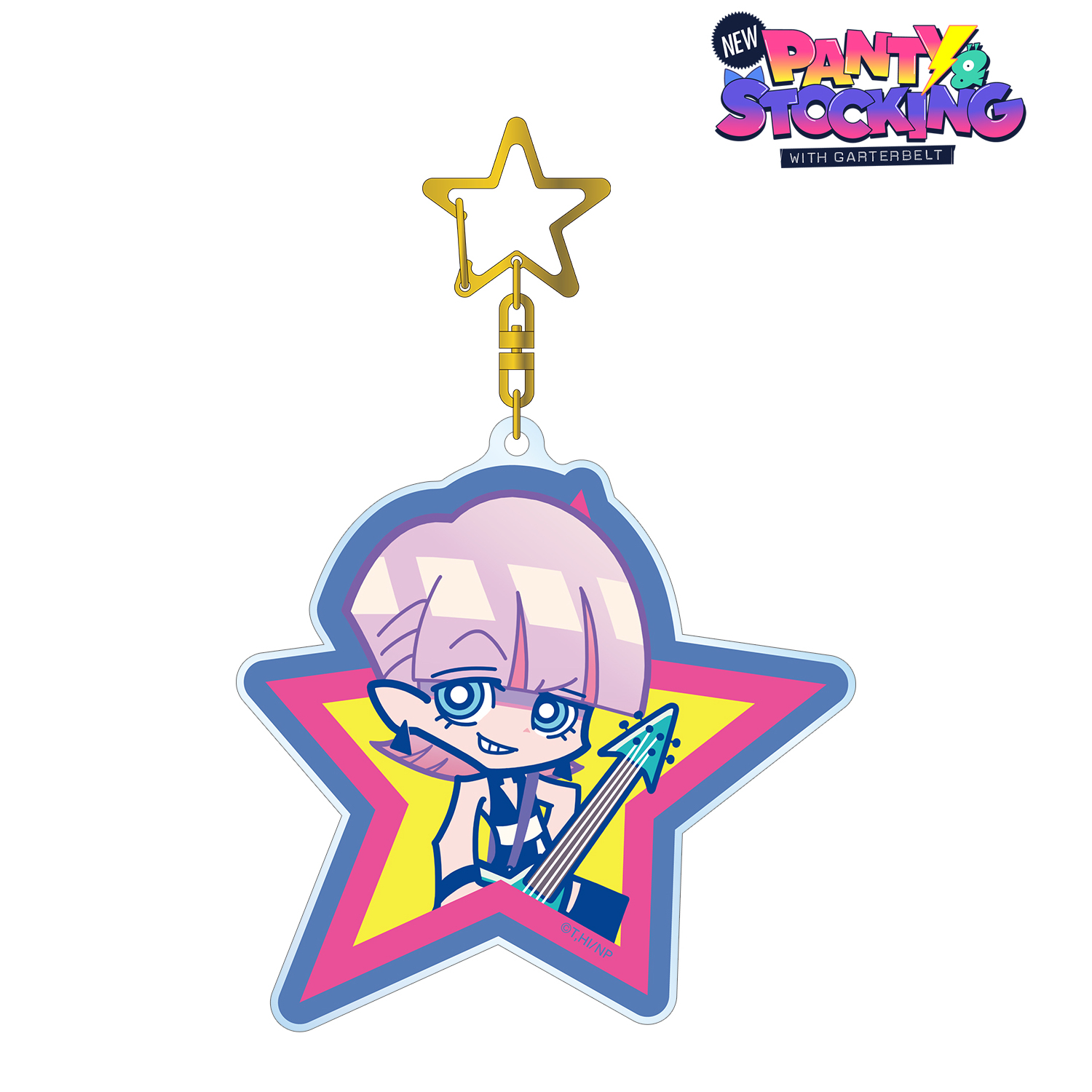 New PANTY ＆ STOCKING with GARTERBELT_F*Kaoriさんイラスト ポリウレタン ロックver. BIGアクリルキーホルダー