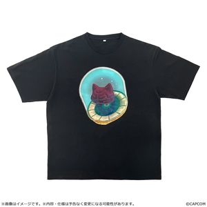 モンスターハンターワイルズ_Lサイズ_ププロネコブレイン Tシャツ