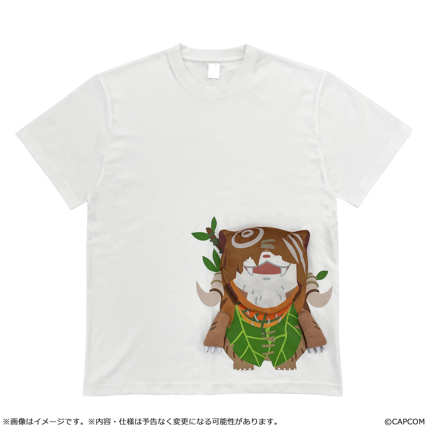 モンスターハンターワイルズ_XLサイズ_飛び出すTシャツ モリバー