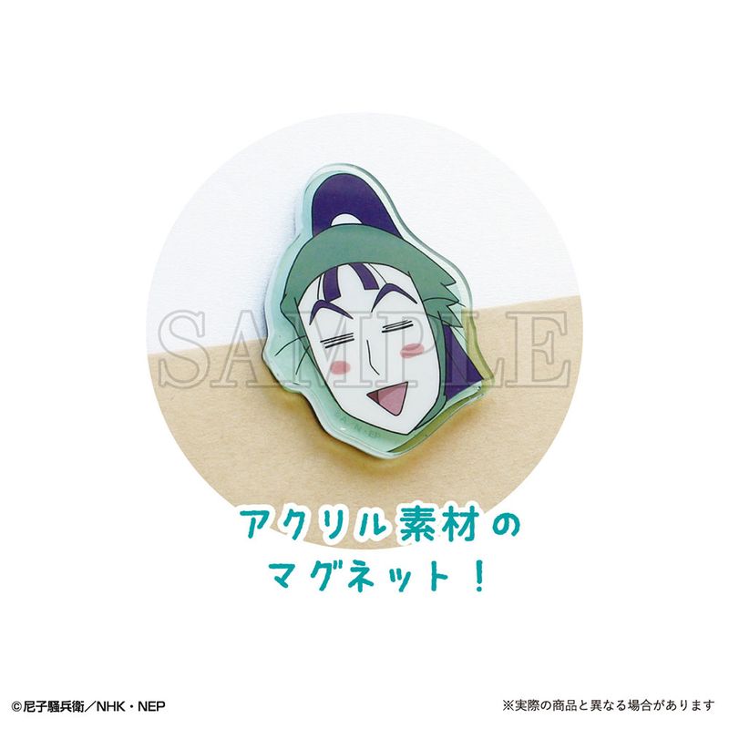 忍たま乱太郎_トレーディングアクリルマグネット-みんなであっぷっぷの