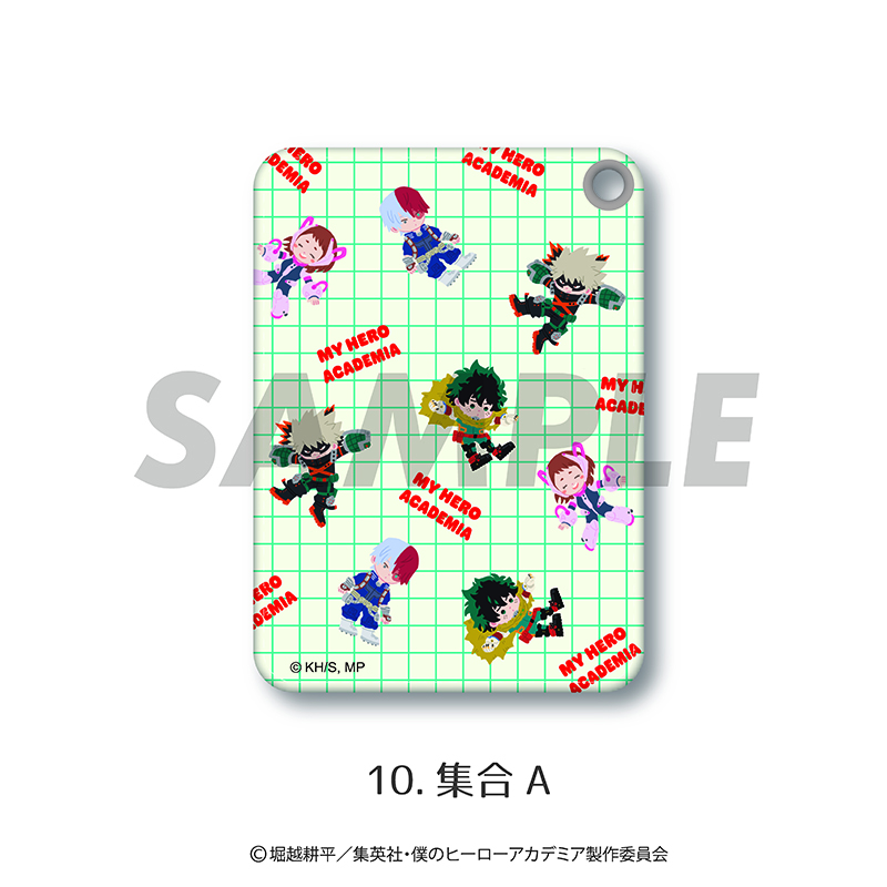 僕のヒーローアカデミア_パスケース 10.総柄 A