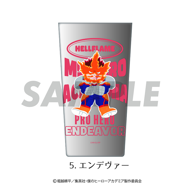僕のヒーローアカデミア_ステンレスサーモタンブラー 05.エンデヴァー