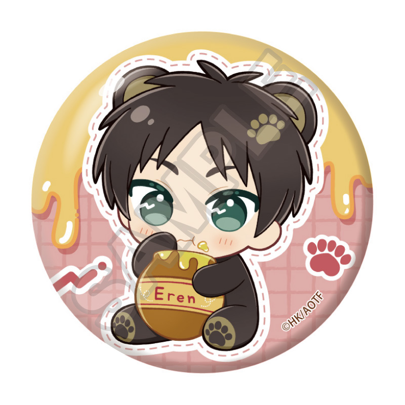 進撃の巨人　スイーツパラダイス　スクエア缶バッジ　エレン　幼少期 進撃の巨人 スイーツパラダイス スクエア缶バッジ エレン 幼少期 進撃