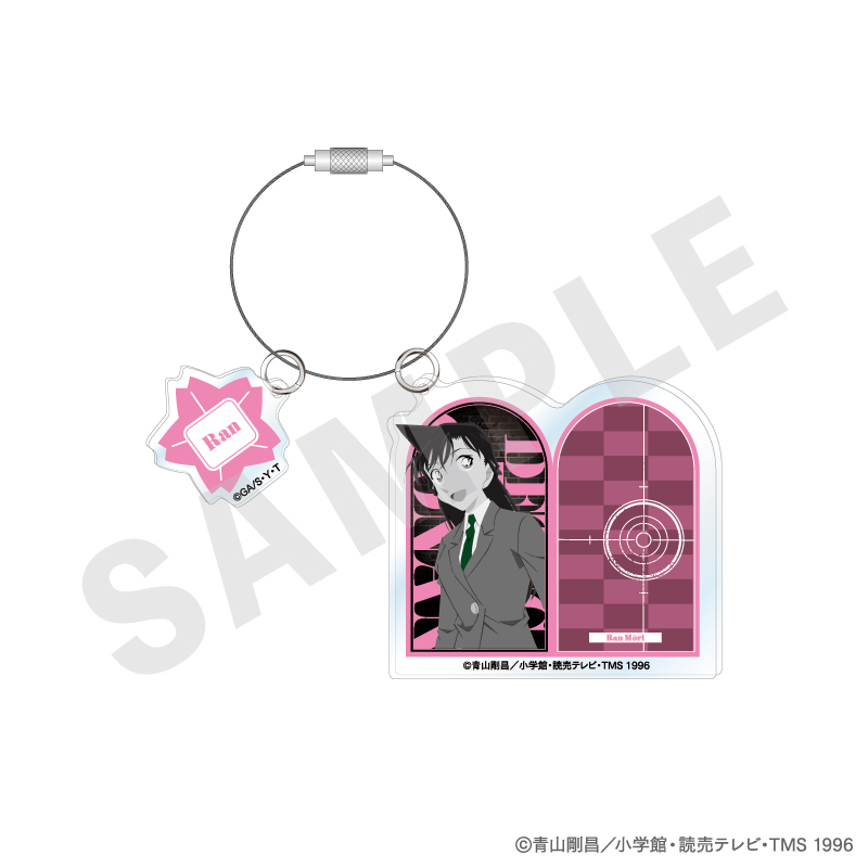 名探偵コナン_ペイントラクトシリーズ アクリルキーホルダー モノクロver.（毛利蘭）