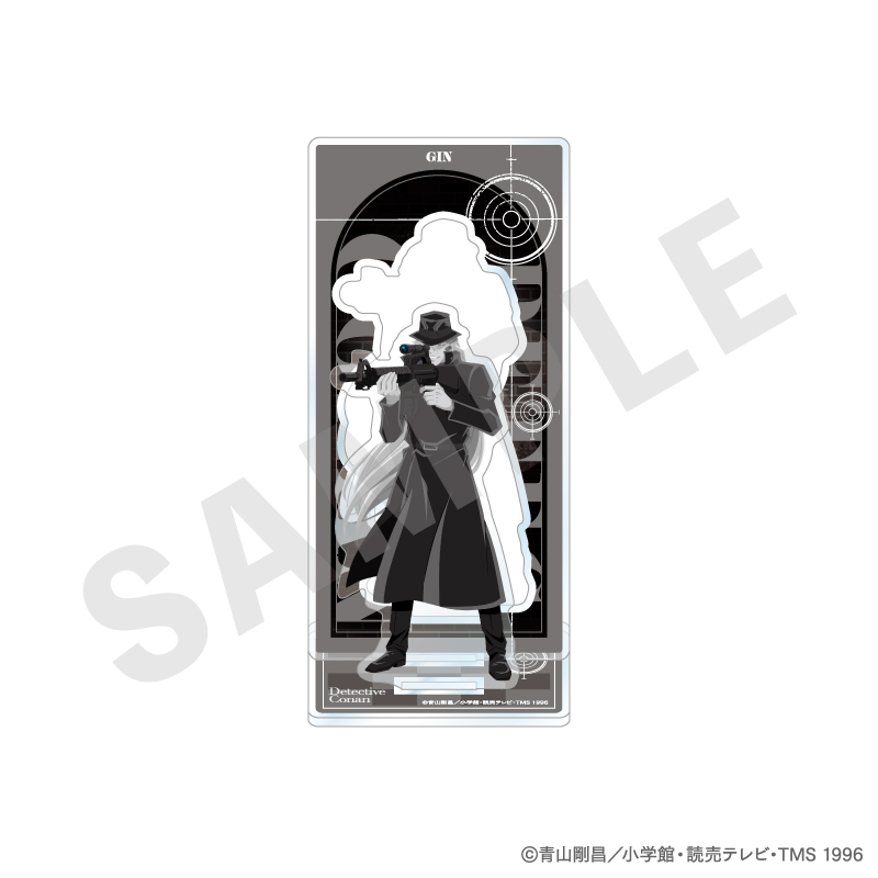 名探偵コナン_ペイントラクトシリーズ アクリルスタンド モノクロver.（ジン）