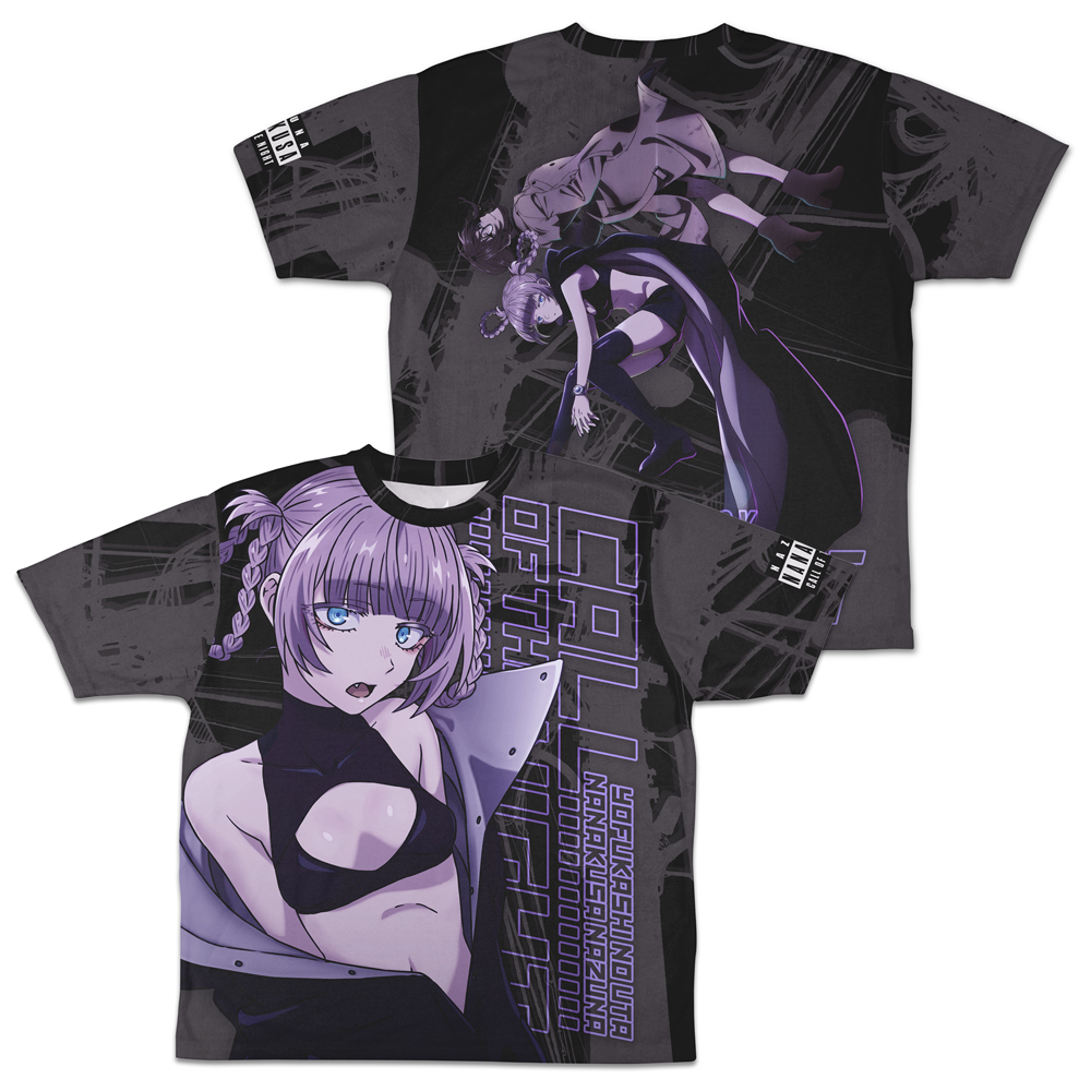 よふかしのうた 2期_Mサイズ_「CALL OF THE NIGHT Season2」ナズナ 両面フルグラフィックTシャツ