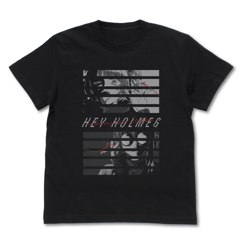 よふかしのうた 2期_Mサイズ_七草ナズナ & 鶯餡子 Tシャツ/BLACK