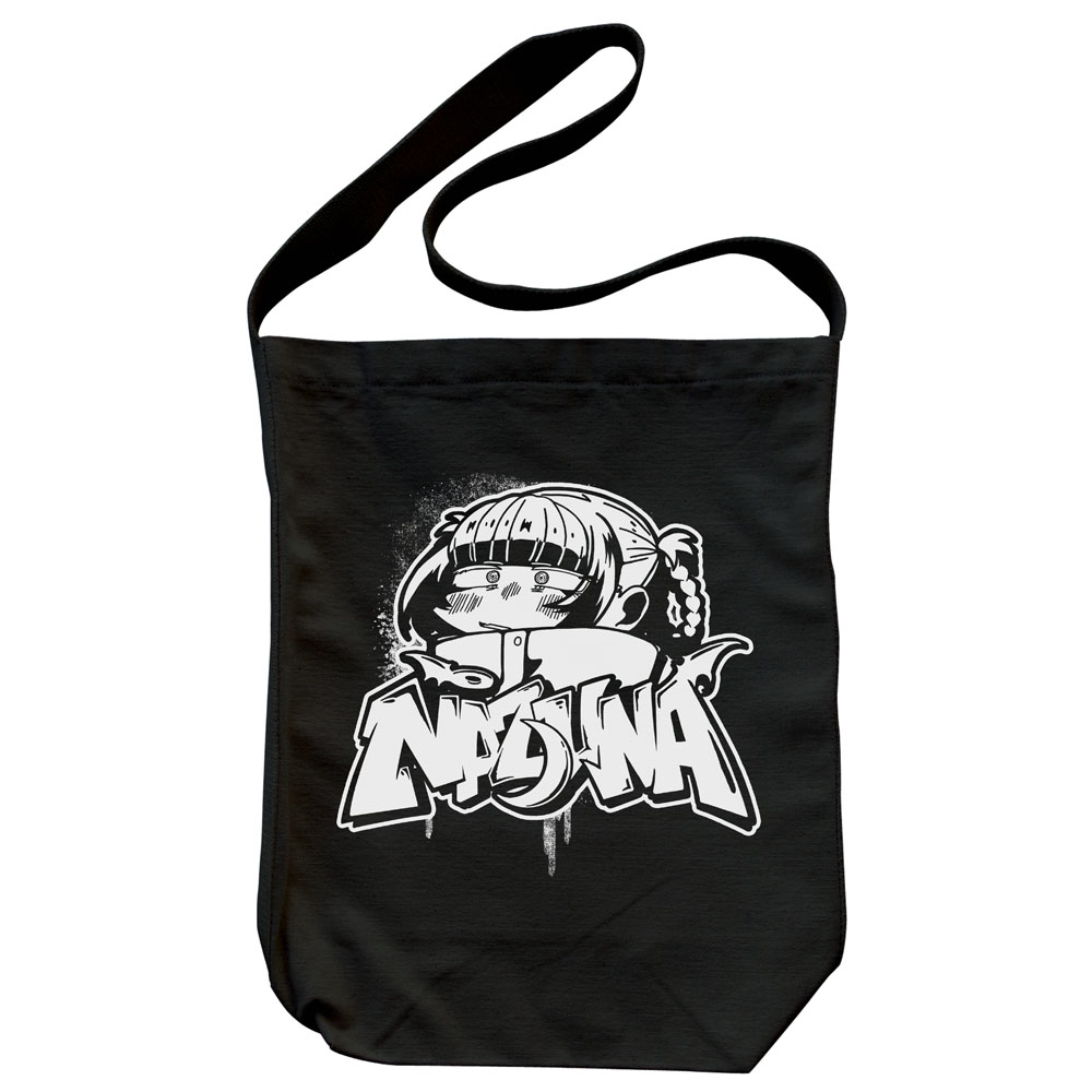 よふかしのうた 2期_ナズナ ペイントアート ショルダートート/BLACK