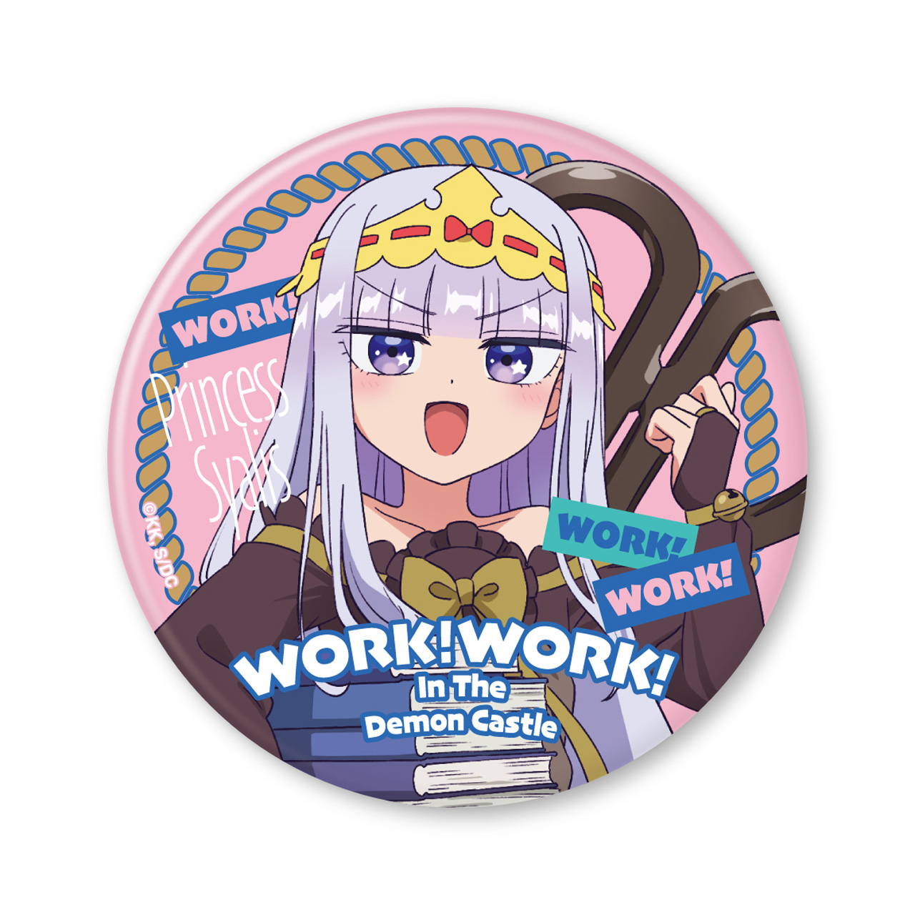 魔王城でおやすみ_魔王城でわ?く！わ?く！ スヤリス姫 缶バッジ(75mm)