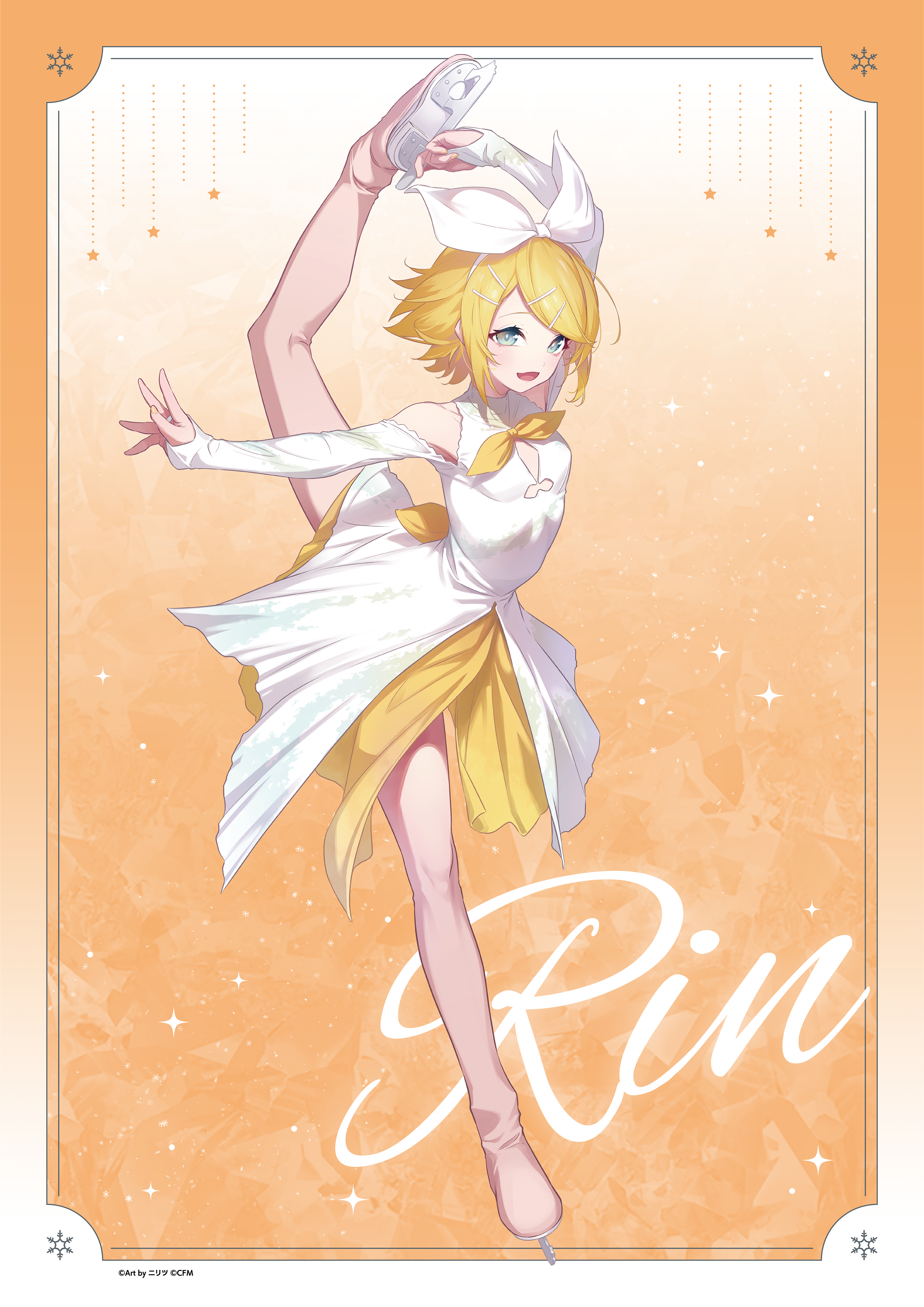 初音ミクシリーズ_ミニクリアポスター／鏡音リン