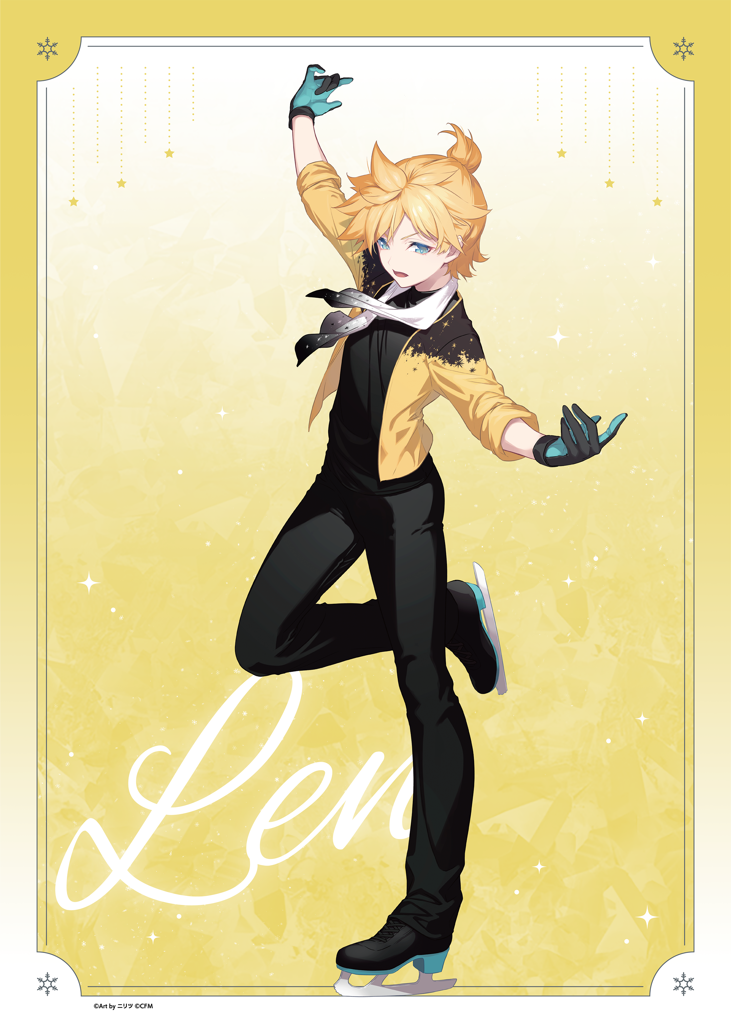 初音ミクシリーズ_ミニクリアポスター／鏡音レン