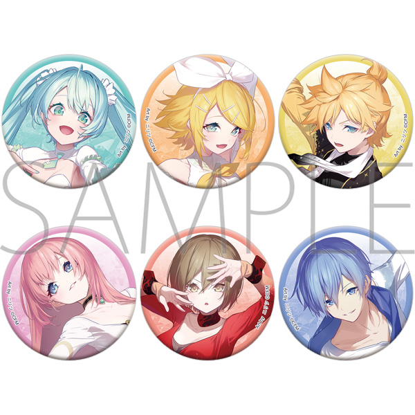 初音ミクシリーズ_グリッターキャラバッジコレクション【BOX／6パック入り】