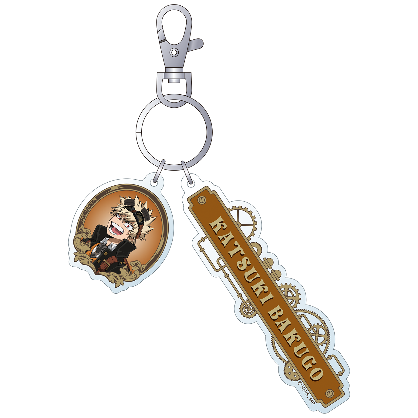 僕のヒーローアカデミア_2連アクリルキーホルダー　爆豪　勝己　スチームパンクver.