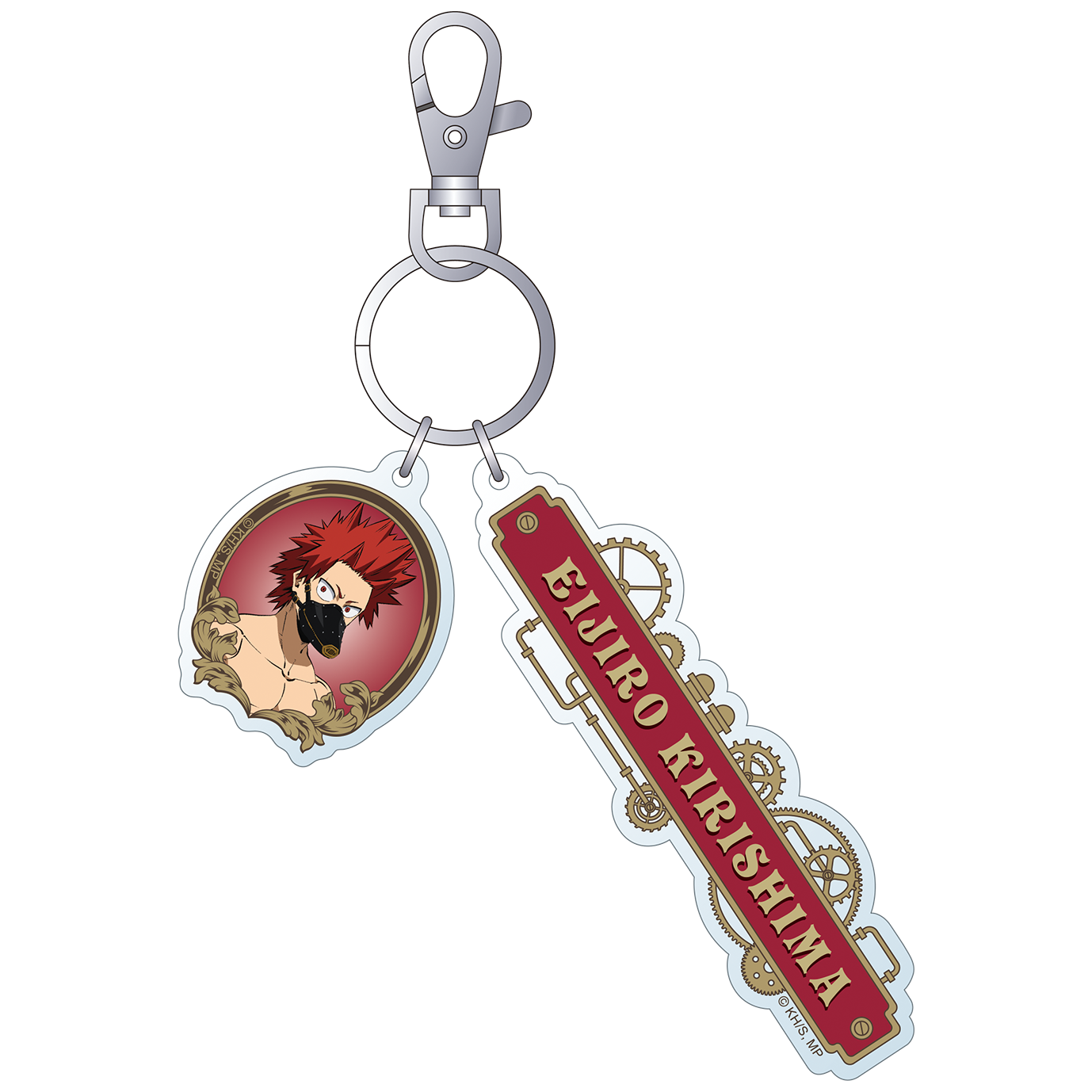 僕のヒーローアカデミア_2連アクリルキーホルダー　切島　鋭児郎　スチームパンクver.