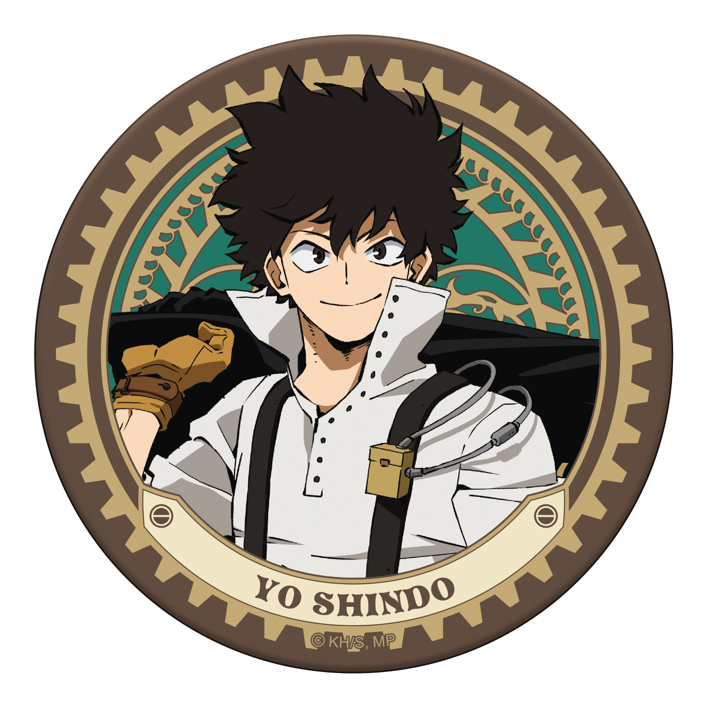 僕のヒーローアカデミア_レザーコースター　真堂　揺　スチームパンクver.