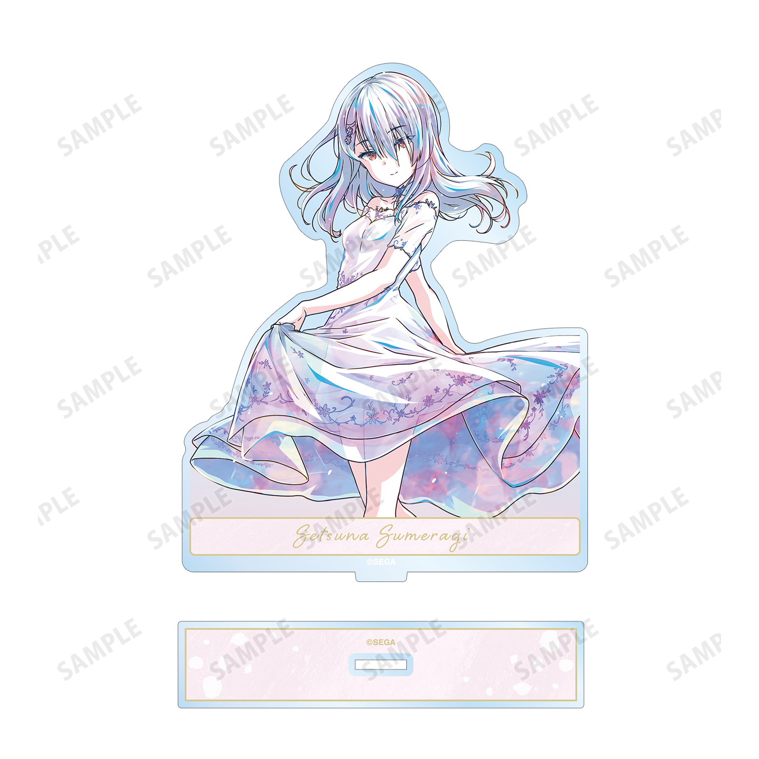 サイン入り】オンゲキ 皇城セツナ フォトグレイキーホルダー サイン