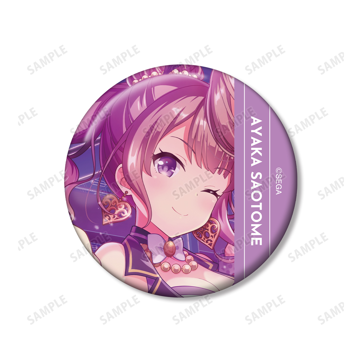 オンゲキ Re:Fresh_早乙女 彩華 缶バッジ2個セット | 公式グッズ・公式