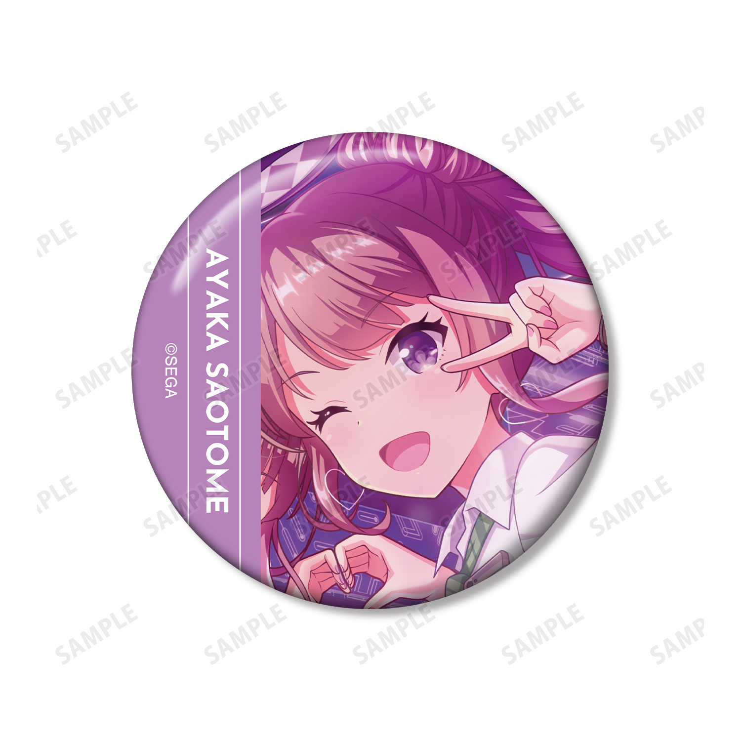 オンゲキ Re:Fresh_早乙女 彩華 缶バッジ2個セット | 公式グッズ・公式