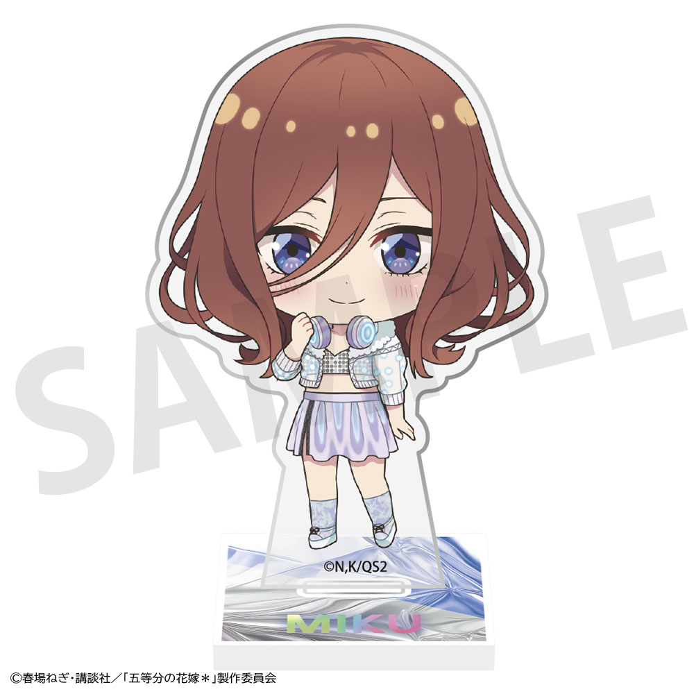 五等分の花嫁*_ミニアクリルスタンドプレート 中野三玖