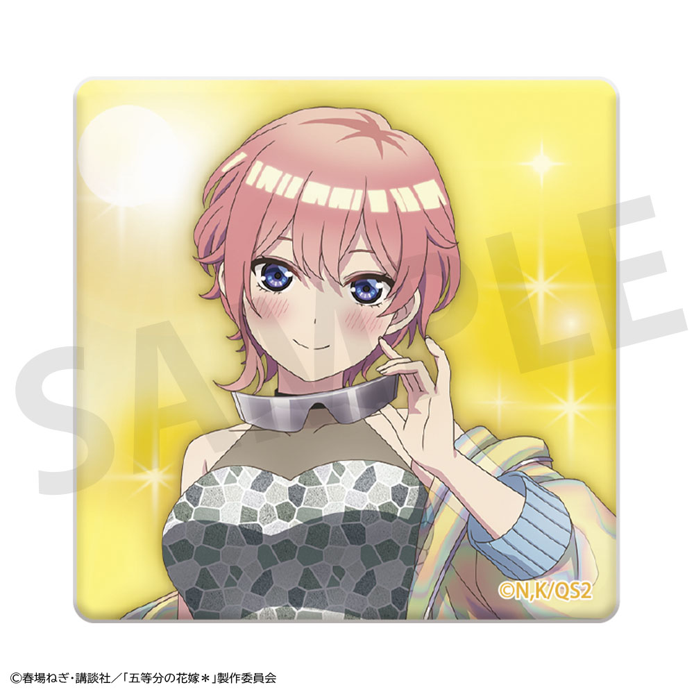 五等分の花嫁*_スクエア缶バッジ 中野一花