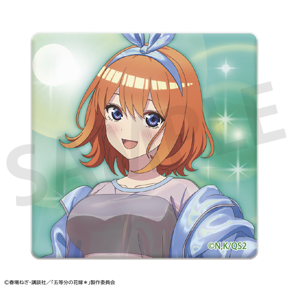 五等分の花嫁*_スクエア缶バッジ 中野四葉