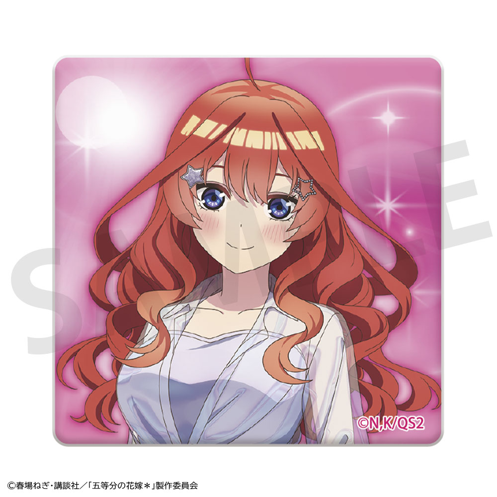 五等分の花嫁*_スクエア缶バッジ 中野五月