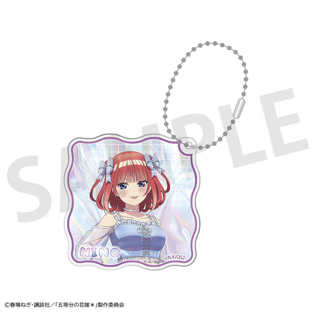五等分の花嫁*_キラキラアクリルキーホルダー 中野二乃