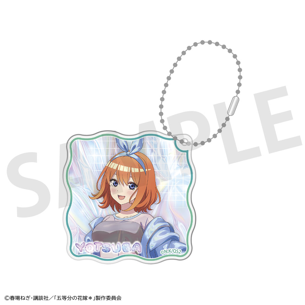 五等分の花嫁*_キラキラアクリルキーホルダー 中野四葉
