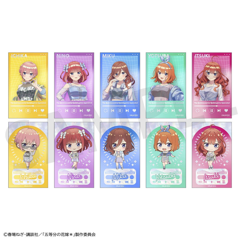 五等分の花嫁*_トレーディングミニブロマイド【BOX/5個入り】