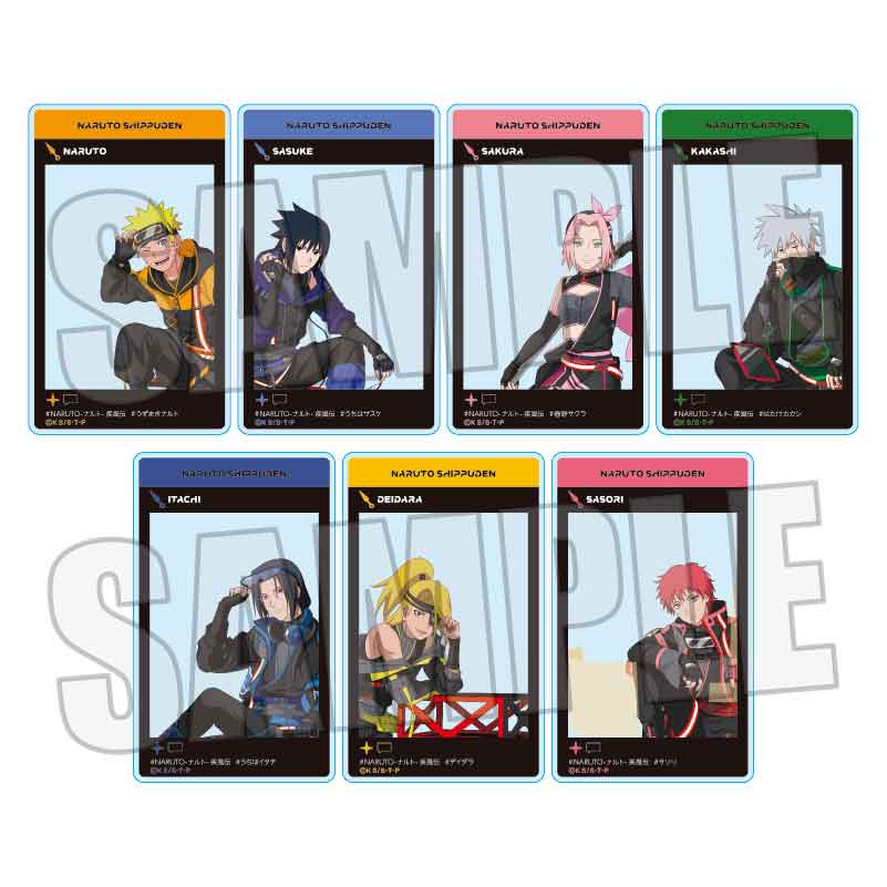NARUTO-ナルト- 疾風伝_トレーディングアクリルプレート Cyber Style　【コンプリートBOX／7個入り】