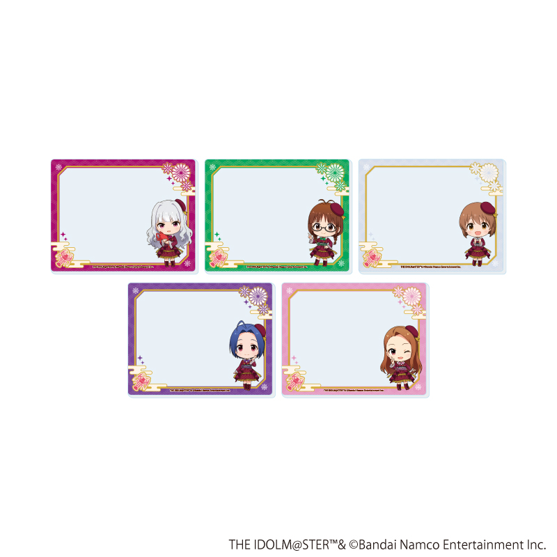 アイドルマスターシリーズ_アクリルカード03/アイドルマスター コンプリートセット(全5種)(ミニキャライラスト)【コンプリートセット／5個入り】