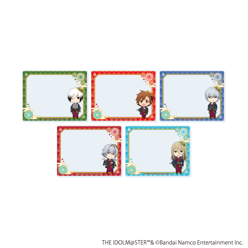 アイドルマスターシリーズ_アクリルカード06/アイドルマスター SideM コンプリートセット(全5種)(ミニキャライラスト)【コンプリートセット／5個入り】