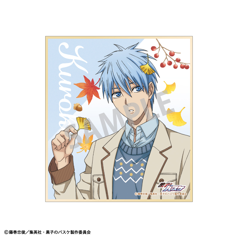 黒子のバスケ_トレーディングミニ色紙/秋の読書 【OPP／16個入り】