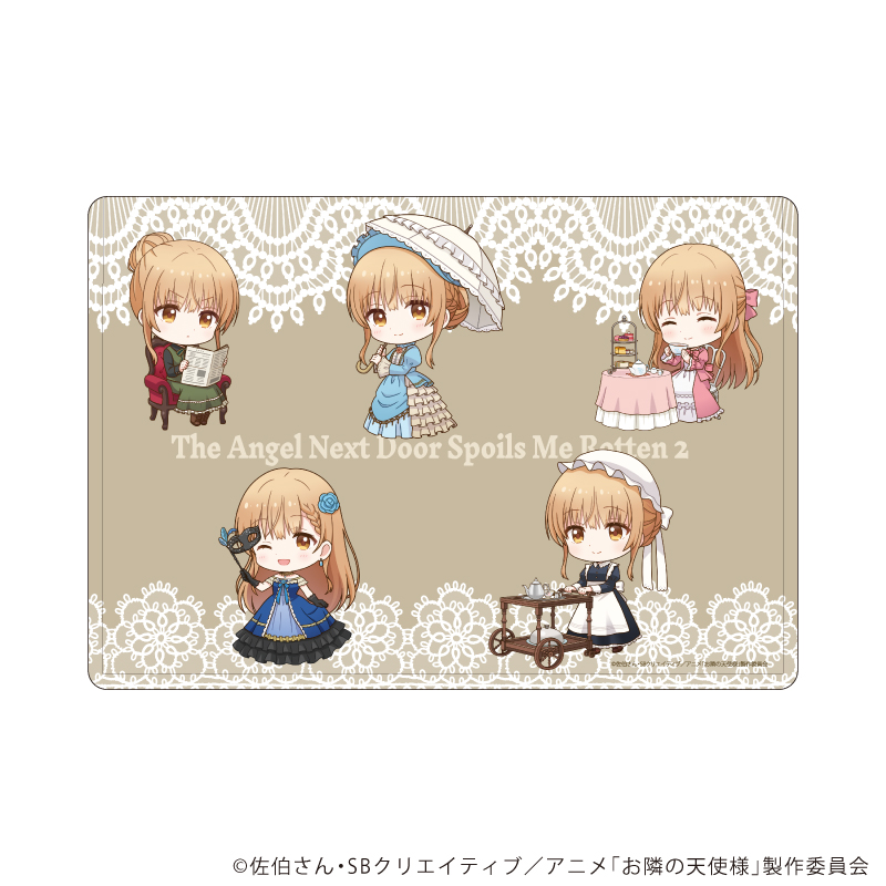 お隣の天使様にいつの間にか駄目人間にされていた件_キャラクリアケース10/英国クラシック 集合デザイン(ミニキャライラスト)