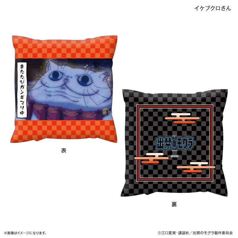 出禁のモグラ_ましかくクッション イケブクロさん