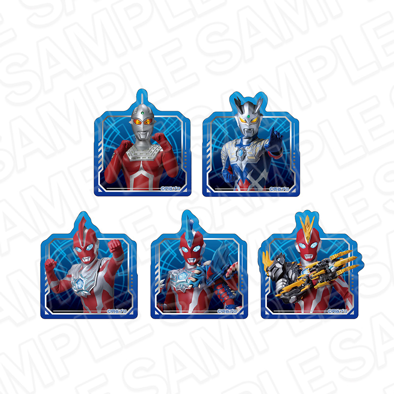ウルトラマンシリーズ_ラメアクリルステッカー(ランダム) CAFE STAND ver.