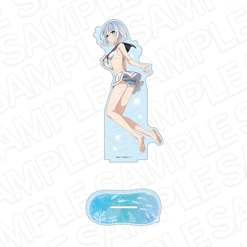 デート・ア・ライブV_ホログラムデカアクリルスタンド 鳶一折紙 マリン ver.