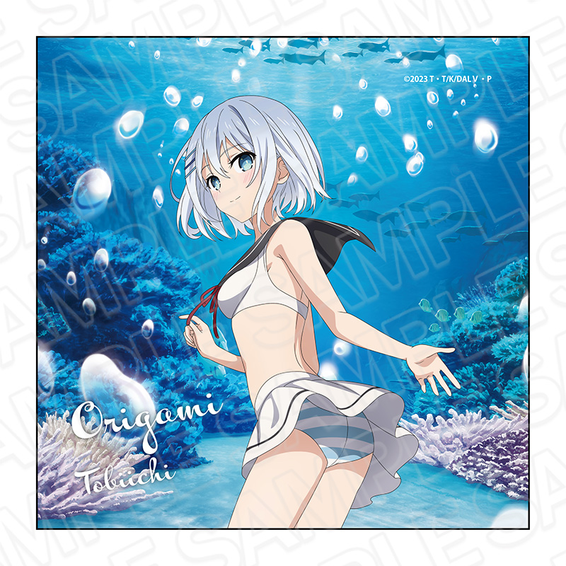 デート・ア・ライブV_マイクロファイバー 鳶一折紙 マリン ver.