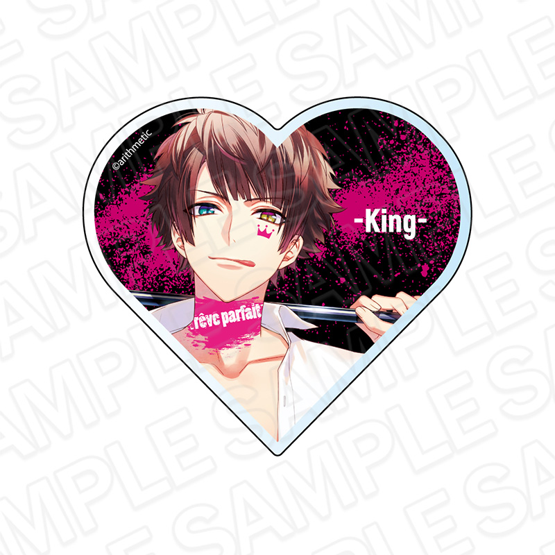 DYNAMIC CHORD_ハート型アクリルブロック King