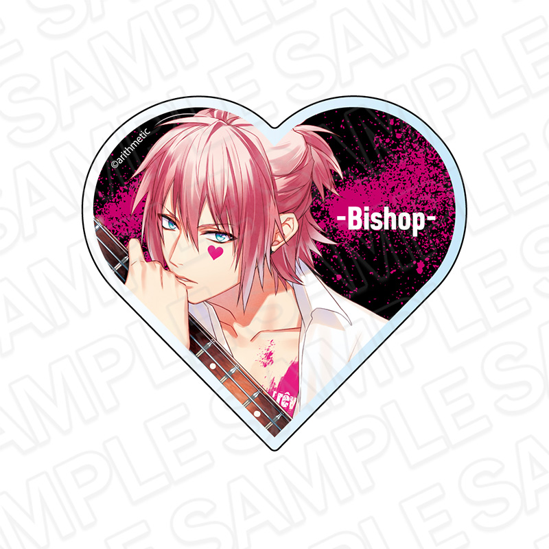 DYNAMIC CHORD_ハート型アクリルブロック Bishop