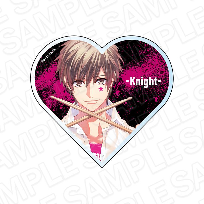 DYNAMIC CHORD_ハート型アクリルブロック Knight