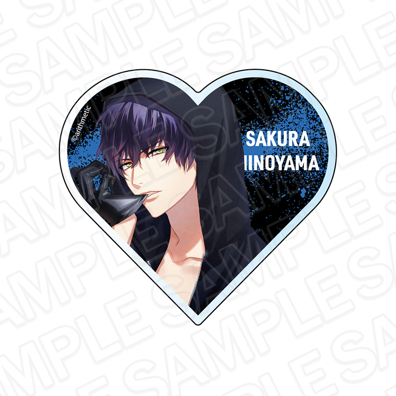 DYNAMIC CHORD_ハート型アクリルブロック 檜山朔良